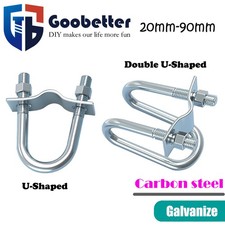 Galvanized Steel Double U-Shaped Clamp Hose Clamp Pipe Clip/Cross U-Shaped Bolt