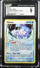 CGC 9 MINT Walrein 15/101 Holo 2004 Pokemon EX Hidden Legends Pop 27 on eBay