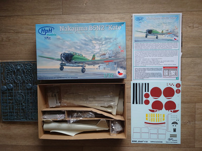 HPH MODELS 32055R Nakajima B5N2 'Kate' Japanese Torpedo Bomber 1:32