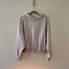 OFFLINE by Aerie Women  s Hoodie Size L Heathered Mauve Gray Pullover Sweatshirt
