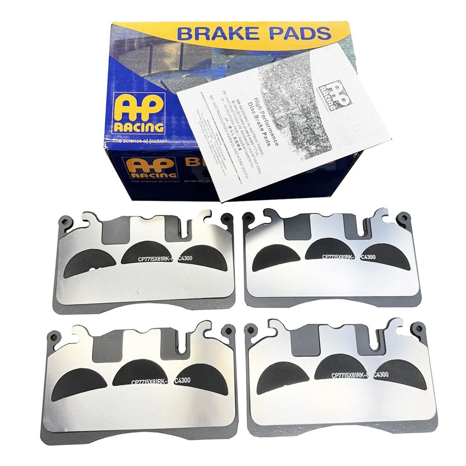 NEW 1214CA141CP Front Brake Pad Set for Mclaren 720S 600LT GT