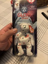 Ty Beanie Baby Glory the Bear DOB July 4, 1997, MWMT