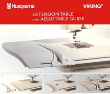 Husqvarna Extension Table with Adjustable Guide  Quilting & Large Projects