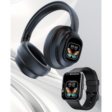 AI Smart Headphones With Detachable Screen 115 Language Real Time Translati GELP