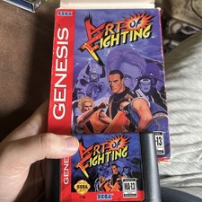 Art of Fighting (Sega Genesis, 1994) Box And Game