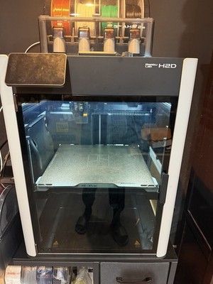 Bambu Lab H2D Enclosed 3D Printer w/ AMS 2, 320x325mm Max Print Size