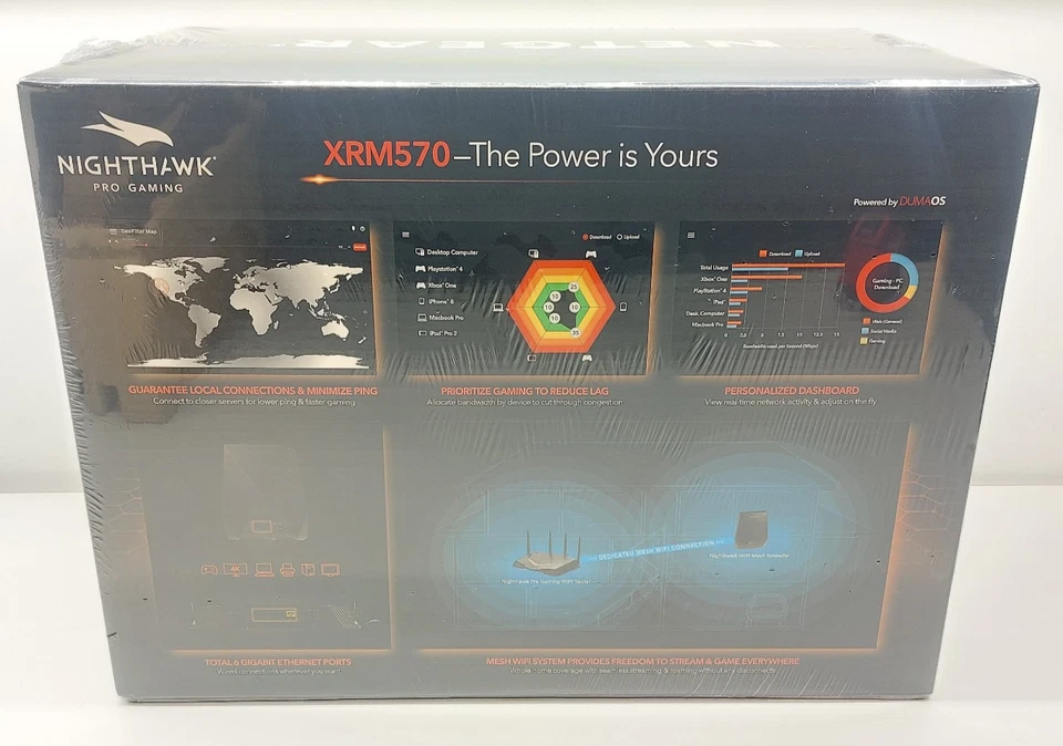 Netgear Nighthawk Pro Gaming Router & Mesh WiFi System XRM570 - Image 3 of 4