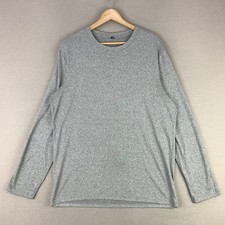 vuori Strato Tech T-Shirt Mens Medium Grey Long Sleeve Dreamknit Performance Tee