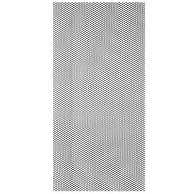 40''L x 13''W Universal Car Grill Mesh, 2x3mm Diamond Hole, Black