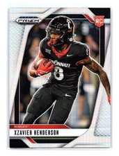 Xzavier Henderson Cincinnati Bearcats 2025 Panini Prizm Draft Picks #15 Silver