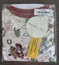 Little Sleepies Disney Pixar Woody  s Wild West 2 Piece Pajama Set Size 7/8 NWT