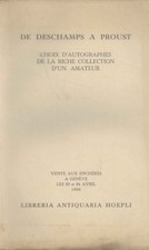 De Deschamps a Proust - AA.VV. (Libreria antiquaria Hoepli) [1961]
