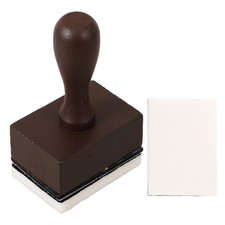 Rubber Stamp With Comfortable Grip Handle For Stamping Invitations And Labels