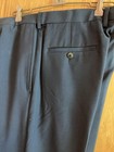 Haggar Dress Pants Men’s 34x30 Navy Blue Classic Eclo Stria Polyester — photo 3