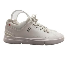 On Womens 10 Shoes The Roger Advantage White Faux Leather Sneaker 48.99452