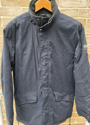 Aigle 1853 Jacket Men's Medium Navy Blue Field Coat Zip Snap Front Insulated NWT