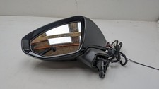 AUDI A6 C8 4K WING MIRROR POWER FOLDING LEFT PASSENGER SIDE IN BLACK 2022
