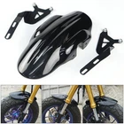 Gloss Black Short Front Fender Fairing Mud Guard for Honda Monkey Z125 2018-2025