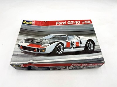 Revell Ford 1:24 SCALE GT-40 Race Car #98 Model Kit 7131 New Open Box 1989 Japan
