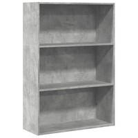 BüCherregal Betongrau 80X30X114 Cm Holzwerkstoff Standregal