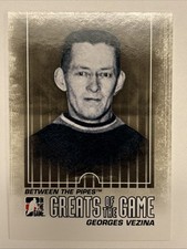 2009-10 09/10 ITG Between The Pipes Greats of the Game #128 Georges Vezina