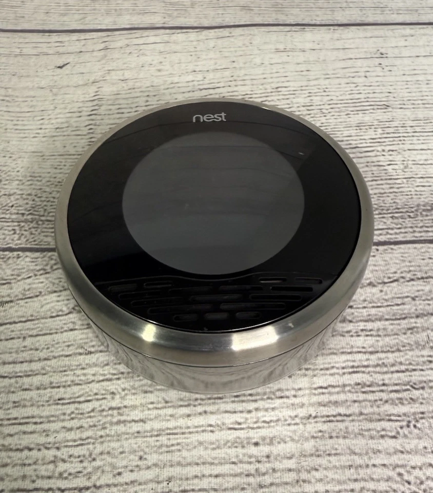 Nest 1st Generation Learning Silver Programmable Thermostat - Image 2 of 4