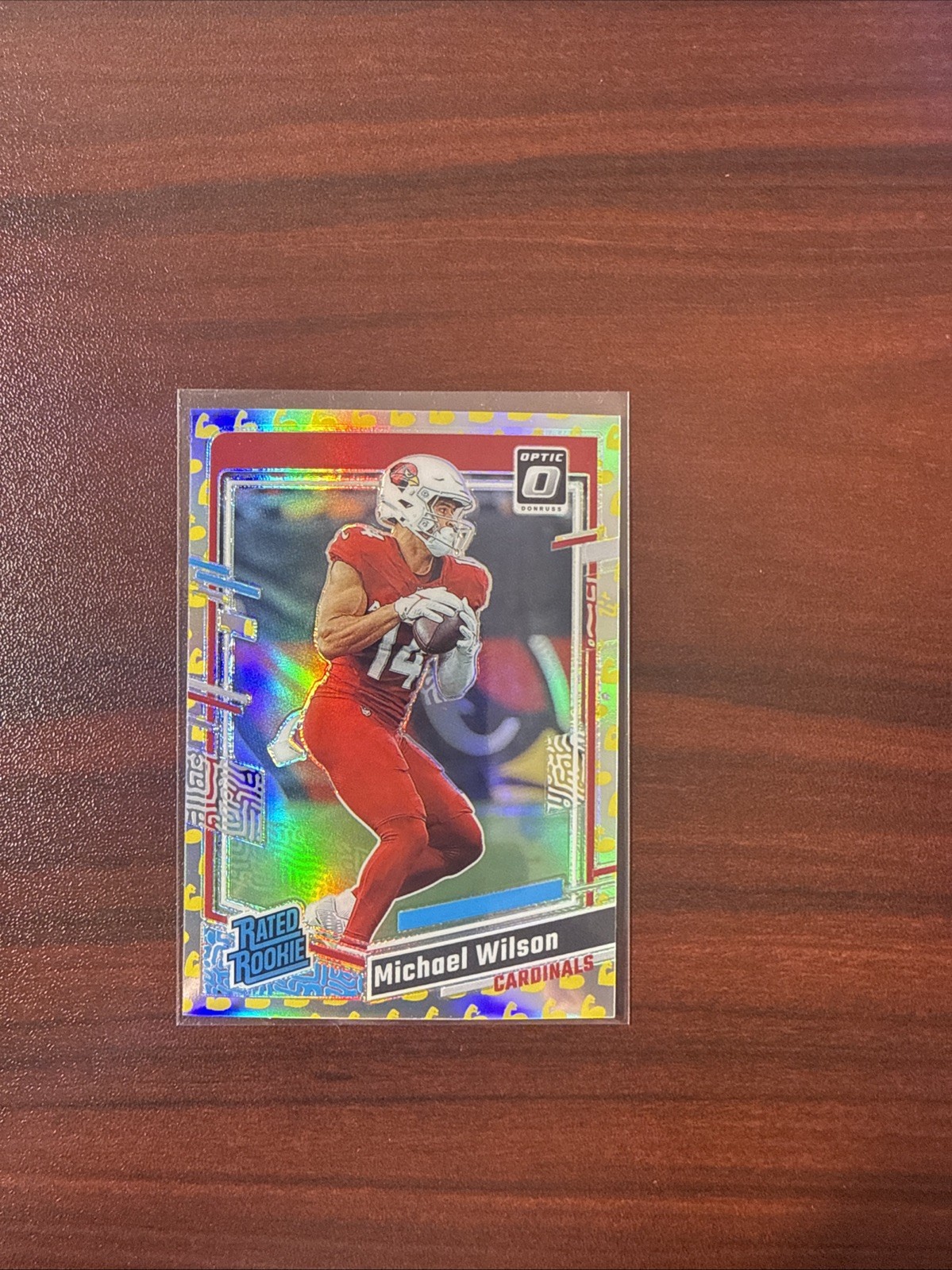 2023 Panini Donruss Optic - Rated Rookie Michael Wilson #204 Flex Prizm 005/149