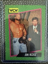 1991-92 WCW World Championship Wrestling Trading Cards - Jim Ross #156 Impel NM