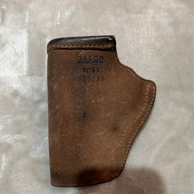 Galco Leather IWB Concealment Holster Brown with Clip B719L ST015B