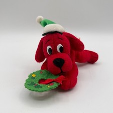 Scholastic Clifford the Big Red Dog Holiday 6" Bean Bag Plush Stuffed Animal