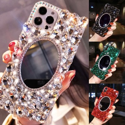 Für Honor 600/600 PRO X8D X6D X9D Luxury Bling Glitter Full Diamond Mirror Case
