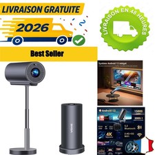 Vidéoprojecteur 4K VGKE Full HD Wi-Fi 6 Bluetooth Portable