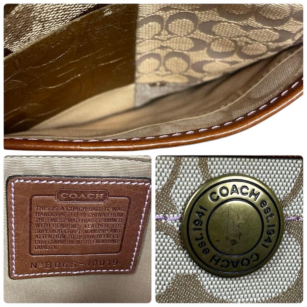 Coach patchwork 10019 Half Moon Shoulder Bag Leat… - image 9