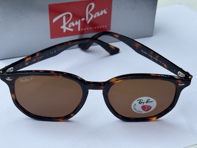 NEW Ray-Ban RB4306 710/83 Polished Light Havana/ Polarized Brown