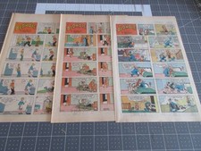 Lot of 3 BLONDIE by Young & Raymond Clipped Strips from Sunday comics 1981