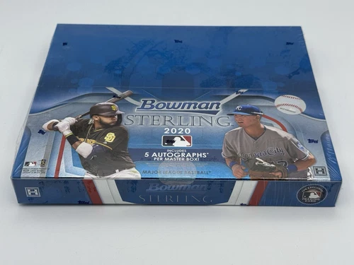 2020  BOWMAN STERLING  BASEBALL - SEALED HOBBY BOX  - 5 AUTOS - Witt Jr.? Adley?