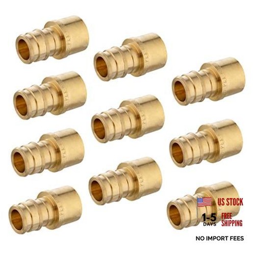 10 piece  Pex A Expansion Fittings Female Sweat Adapter Pack of 10 1/2"x 1/2"