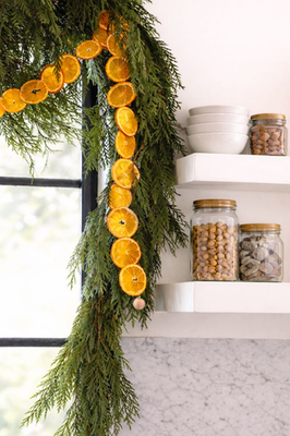 #ad Dried Orange Garland Pre Made Natural Handmade Citrus Decor Holiday Wedding Home $25.60