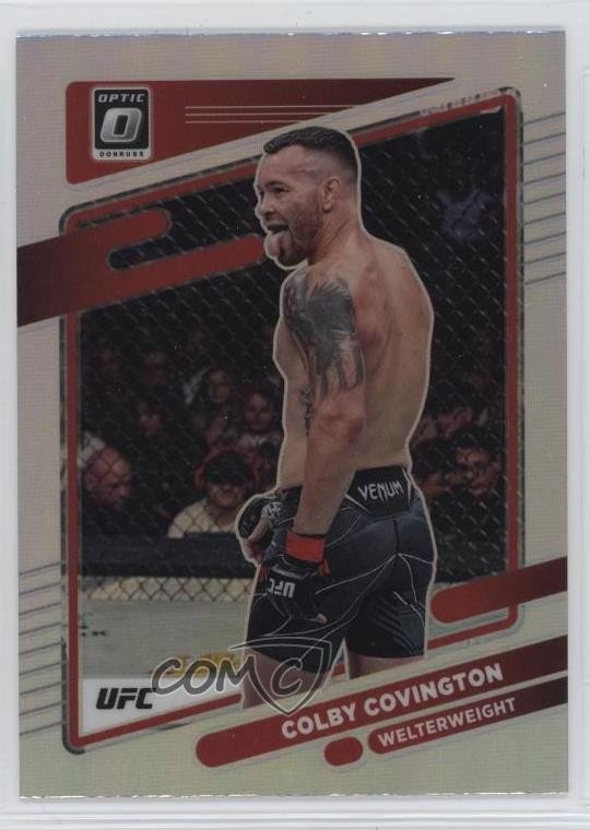 2022 Panini Donruss Optic UFC Holo Prizm Colby Covington #52 13u1