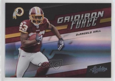 2011 Panini Absolute Memorabilia Gridiron Force Spectrum /100 DeAngelo Hall wd9