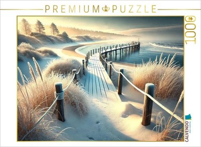 CALVENDO Puzzle Winterliche Ruhe | 1000 Teile Lege-Größe 64x48cm Foto-Puzzle für