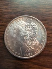 1885 o morgan silver dollar