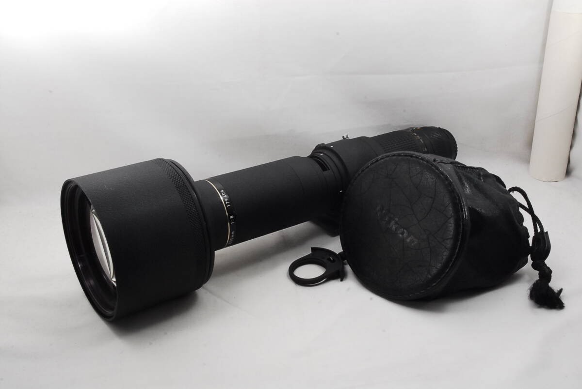 Nikon Ai-S NIKKOR 800mm F8 ED IF Telephoto Lens Used Hard Case