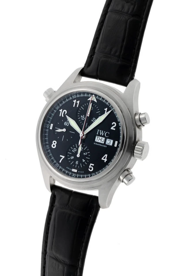 IWC Spitfire Doppel Chronograph Uhr Herren TO193098 - Bild 3 von 4