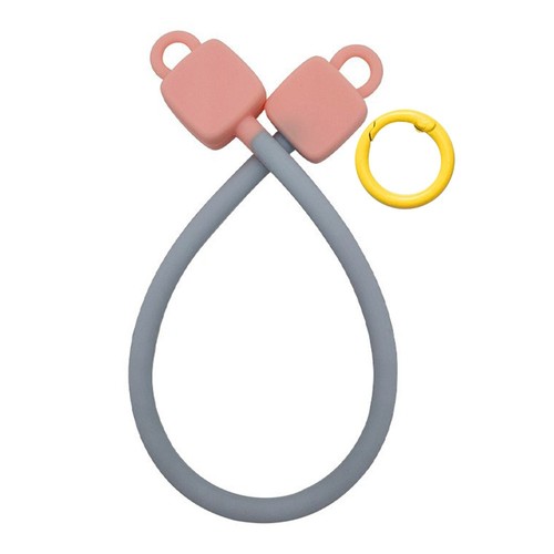 Bag Pendant Silicone Wrist Strap Detachable Bracelet Hanging Rope - Photo 11 sur 18