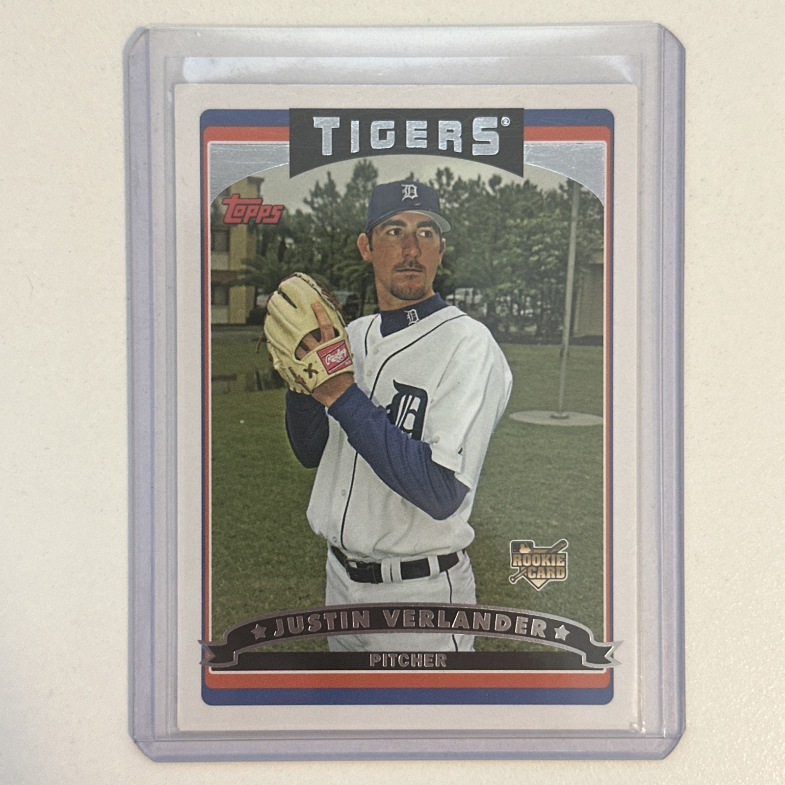 Justin Verlander 2006 Topps Rookie Card RC #641 Tigers