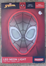 Spider-Man Wall Mountable LED Neon Light 1 Pc. by Paladone   Free Shipping 