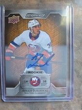 Arnaud Durandeau - 2023-24 UD Engrained Rookie #139 Oak Auto Islanders RC
