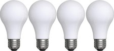 GE LED Light Bulbs, 60 Watt, Daylight, A19 4 Pack 