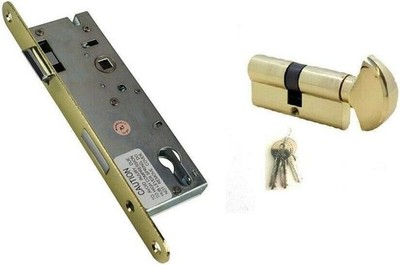 New Atrium Mortise Lock Body and Cylinder with 2 Keys Atrium Door Parts